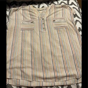 Plus size Striped Blouse